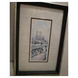 Pictures  signed, tree 13'x18' an...