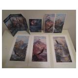 Lithographs  Rick Kelley, three u...