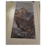 Lithographs  Rick Kelley, three u...