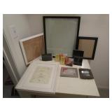 Picture frames  some new; Large b...