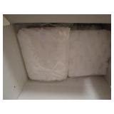 Wooden stand, towels, shammies, Swi...