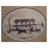 4 signed pictures Carriages  Wint...