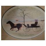4 signed pictures Carriages  Wint...