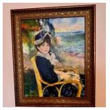“By the Seashore' by Pierre-Auguste Renoir