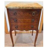 Antique French Louis XV Style Bedside Table