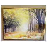 'Bright Sunshine Through The Yellow Forest Trees III'