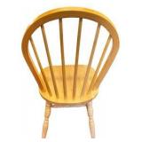 Natural Wood Finish Windsor Chair
