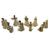 Set of 9 Lenox Porcelian Ladies