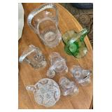 Variety of Vintage Glass Baskets