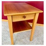 Contemporary Oak Nightstand