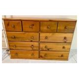 Natural Pine Wood Vintage Dresser