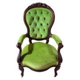 Victorian Walnut Gentleman’s Chair