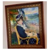 “By the Seashore' by Pierre-Auguste Renoir