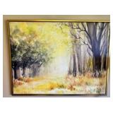 'Bright Sunshine Through The Yellow Forest Trees III'