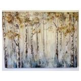 “Golden Forest I“ Canvas Art