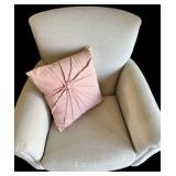 Pair of White Accent Chairs