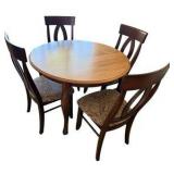 Round Dining Table & Four Chairs