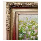 ‘Resting Under The Lilacs’ Gold Framed Artwork