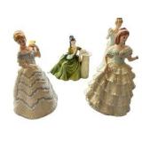 5- Lenox Porcelian Gals & 1- Royal Doulton