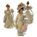 Set of 9 Lenox Porcelian Ladies