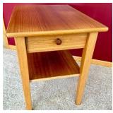 Contemporary Oak Nightstand