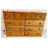 Natural Pine Wood Vintage Dresser