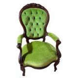 Victorian Walnut Gentleman’s Chair