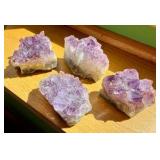 4-Amethyst Crystal Clusters