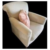 Pair of White Accent Chairs
