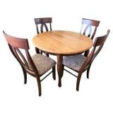 Round Dining Table & Four Chairs
