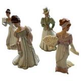 Set of 9 Lenox Porcelian Ladies