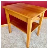 Contemporary Oak Nightstand