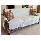 Floral Patterned 3-Seat Sofa