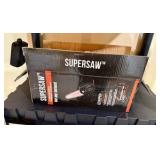 Small Black Plastic Utility Shelf & Tools
