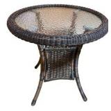 Wicker Chair & Table