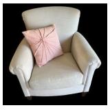 Pair of White Accent Chairs