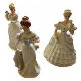 Set of 9 Lenox Porcelian Ladies