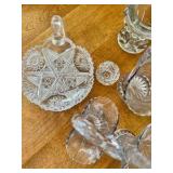 Variety of Vintage Glass Baskets