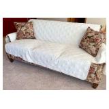 Floral Patterned 3-Seat Sofa