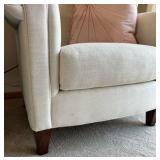 Pair of White Accent Chairs