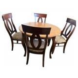 Round Dining Table & Four Chairs