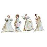Set of 9 Lenox Porcelian Ladies