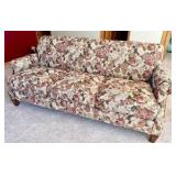 Floral Patterned 3-Seat Sofa