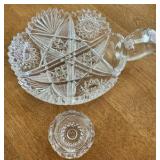 Variety of Vintage Glass Baskets