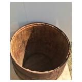 Large Vintage Whiskey Barrell on Casters