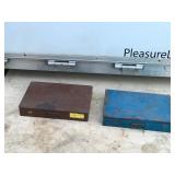 2 - Metal Tool / Hardware Storage Boxes with Hardware