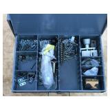 4 - Tray Metal Tool / Hardware Storage Box Full of Hardware