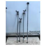 3 - Bar Clamps for Wood Working & 1 Secure Bar for Loads in Trailers