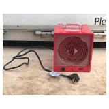 Portable Job Site Electric Fan Forced Heater