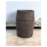 Vintage Wooden Whiskey Barrel